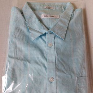 Calvin Klein men's blue dress shirt /XXL
